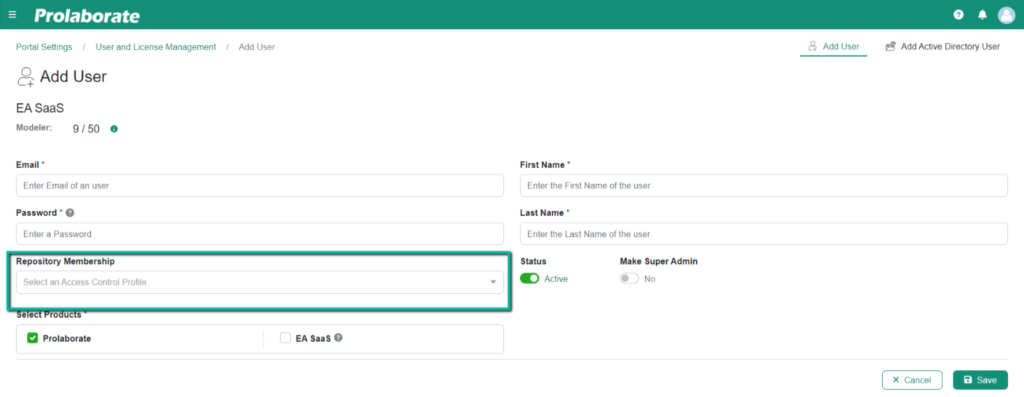Access Control Profile