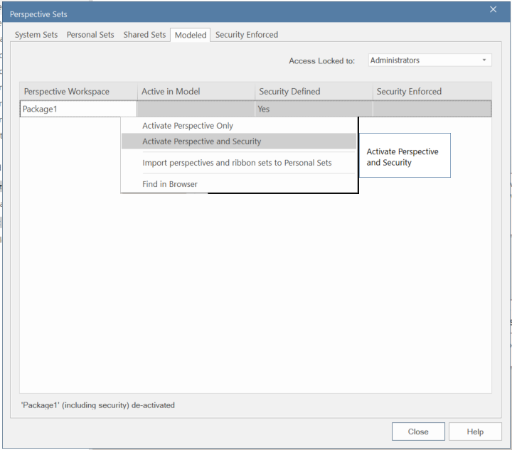 activate-perspective-and-security
